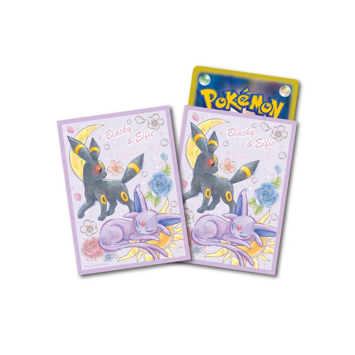 Deck Sleeves Espeon & Umbreon Flower