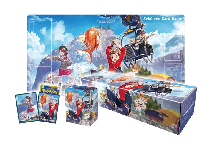 Pokemon Card Game Rubber Play Mat Set Gloria & Victor
