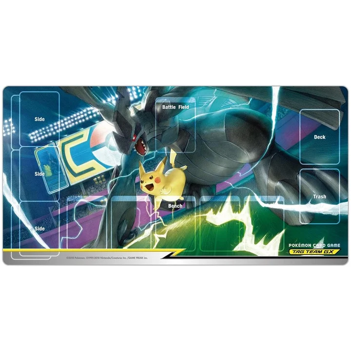 Rubber Playmat Pikachu & Zekrom TAG TEAM GX