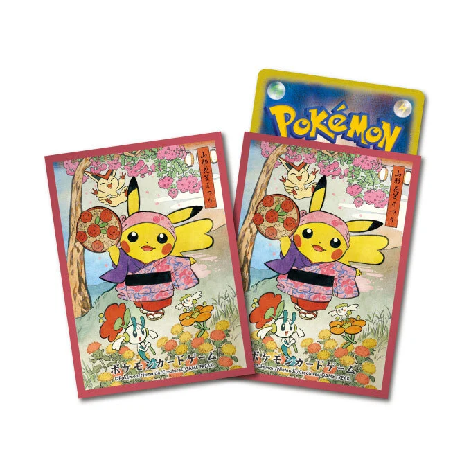 Deck Sleeves Hanagasa Festival Playing Pikachu