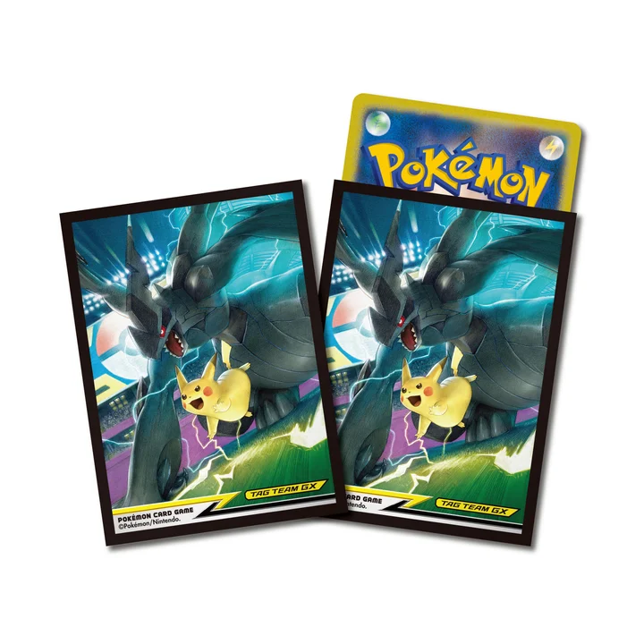 Deck Sleeves Pikachu & Zekrom TAG TEAM GX
