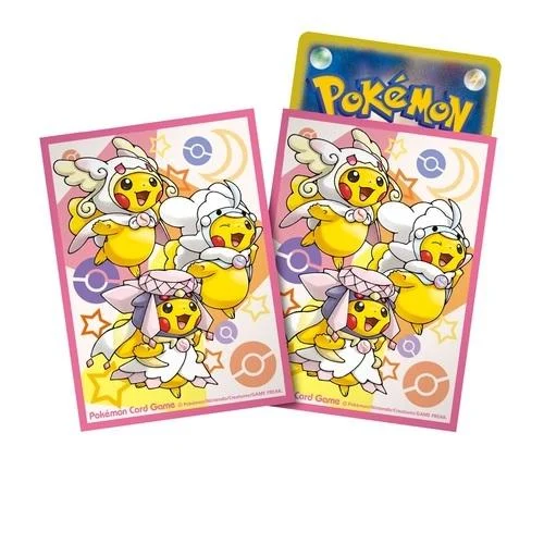 Mega Audino, Mega Altaria & Mega Diancie Poncho-wearing Pikachu Sleeves