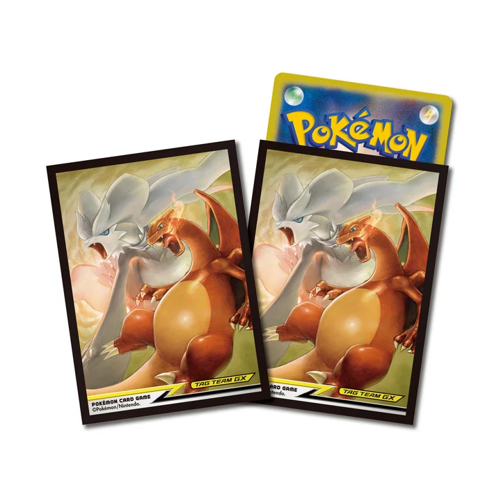 Deck Sleeves Reshiram & Charizard TAG TEAM GX