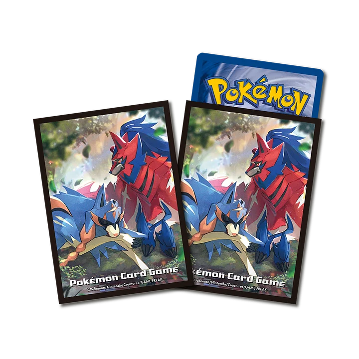 Card Sleeves Zacian & Zamazenta (Hero of Many Battles)