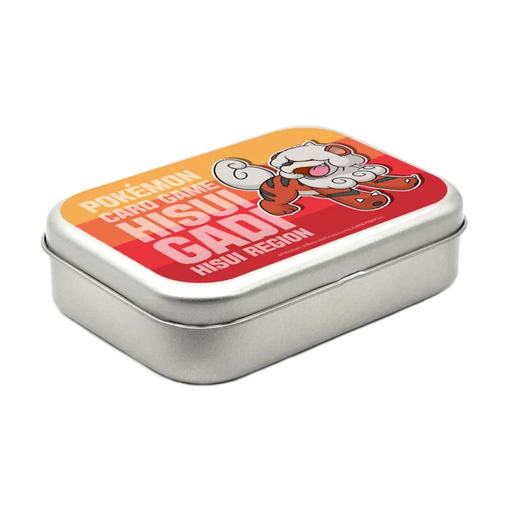 Round Tin Case Growlithe (Hisuian Form)