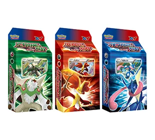 XY First Set - Chespin Evolution · Fennekin Evolution · Froakie Evolution