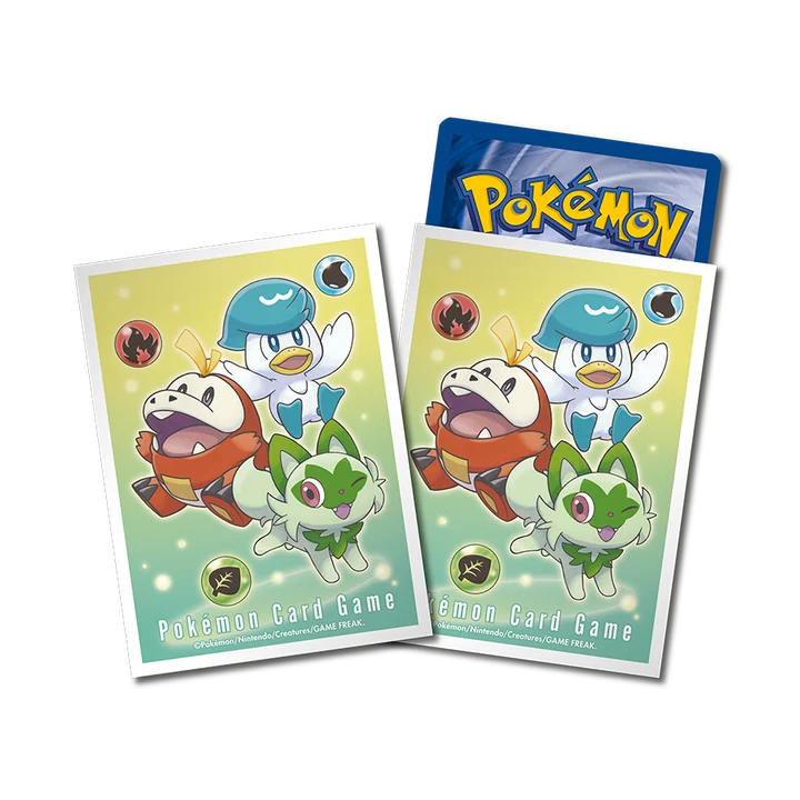 Card Sleeves Sprigatito & Fuecoco & Quaxly