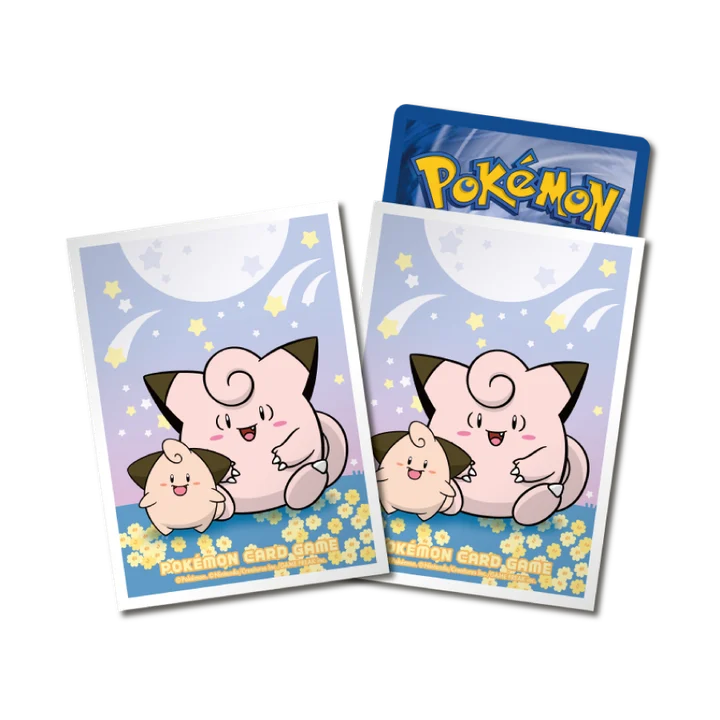 Card Sleeves Clefairy and Shooting Stars