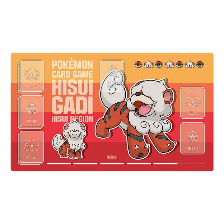 Playmat Growlithe (Hisuian Form)