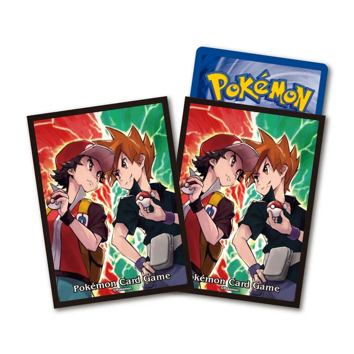 Card Sleeves Red & Green