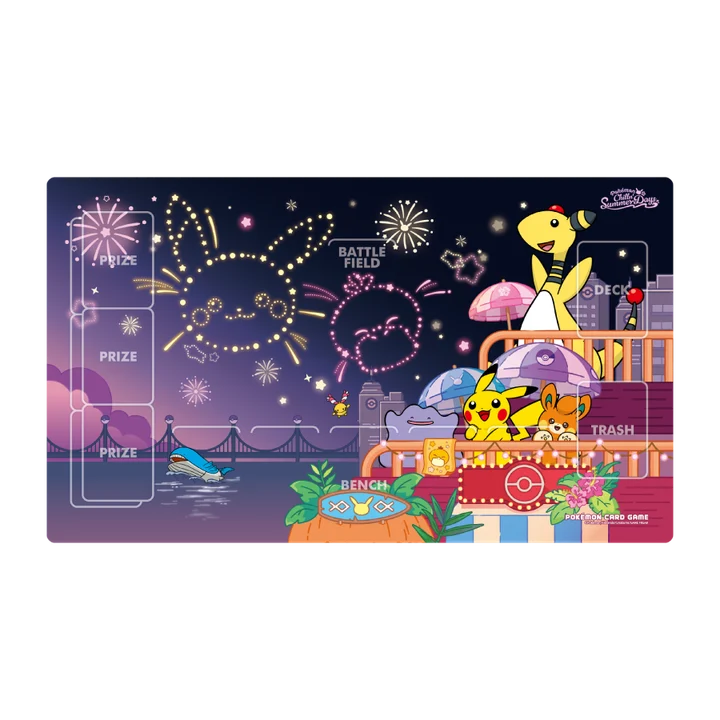 Playmat Pokémon-Chillin’-Summer-Days--- Fireworks