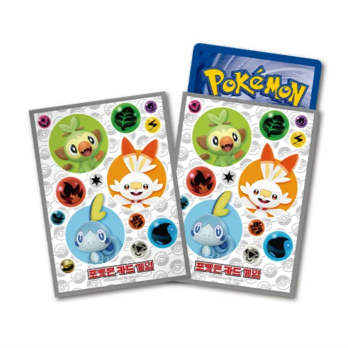 Card Sleeves Grookey · Scorbunny · Sobble