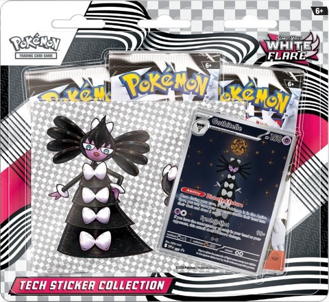 Black Bolt & White Flare Tech Sticker Collection
