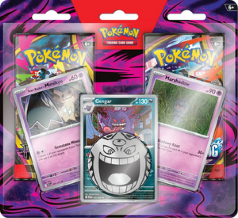 Enhanced 2-Pack Blister: Team Rocket's Mimikyu, Marshadow & Gengar