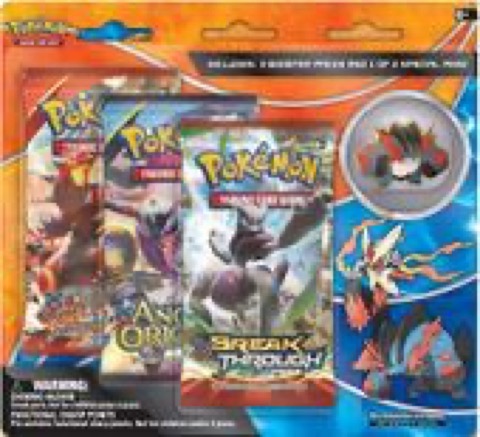 Mega Blaziken and Mega Swampert Three Pack Pin Blisters