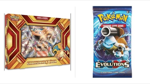 Charizard-GX Box + six Evolutions packs