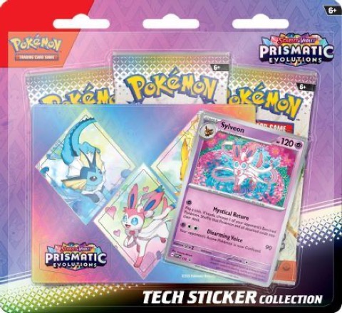 Prismatic Evolutions Tech Sticker Collections