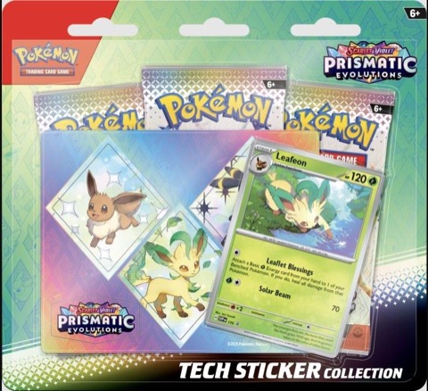 Prismatic Evolutions Tech Sticker Collections