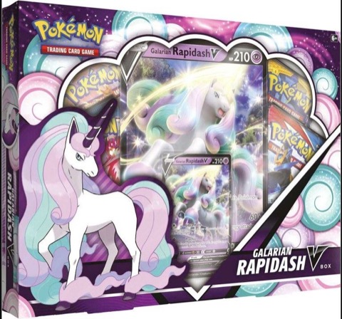 Galarian Rapidash V Box