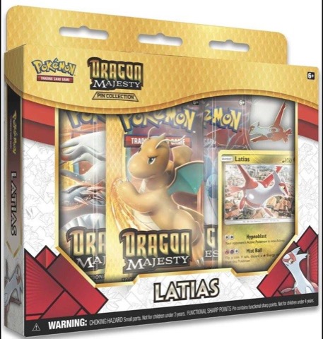 Dragon Majesty Pin Collection—Latias