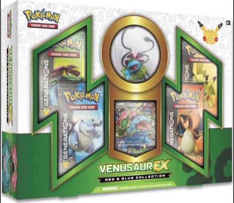 Venusaur-EX Red & Blue Collection · North American