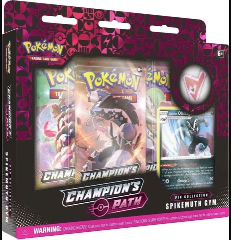 Champion's Path Pin Collection—Spikemuth Gym