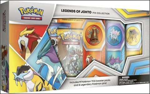 Legends of Johto Pin Collection