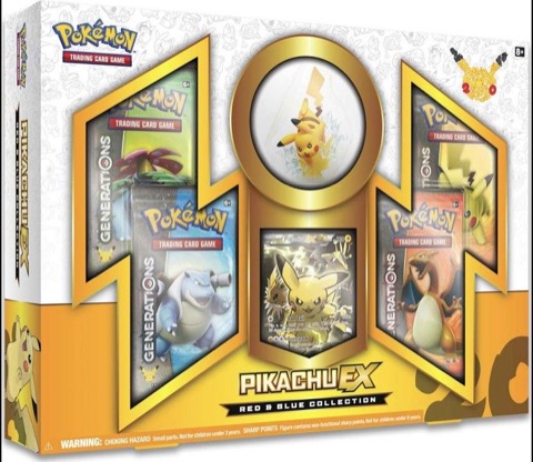 Pikachu-EX Red & Blue Collection · North American