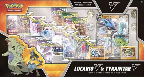 Lucario V & Tyranitar V Heavy Hitters Premium Collection
