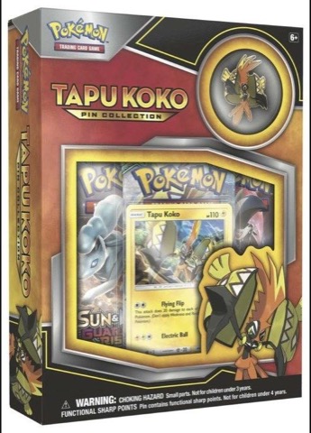 Tapu Koko Pin Collection