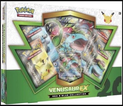 Venusaur-EX Red & Blue Collection