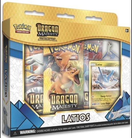 Dragon Majesty Pin Collection—Latios