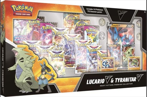 Lucario V & Tyranitar V Heavy Hitters Premium Collection