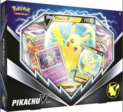 Pikachu V Box