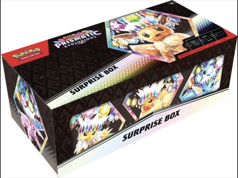 Prismatic Evolutions Surprise Box