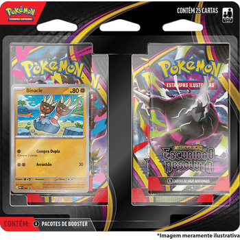 Four-Pack Blister Pokémon ME05 Pitch Black