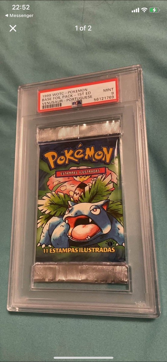 Base Set Primera edición Sobre de refuerzo — Venusaur