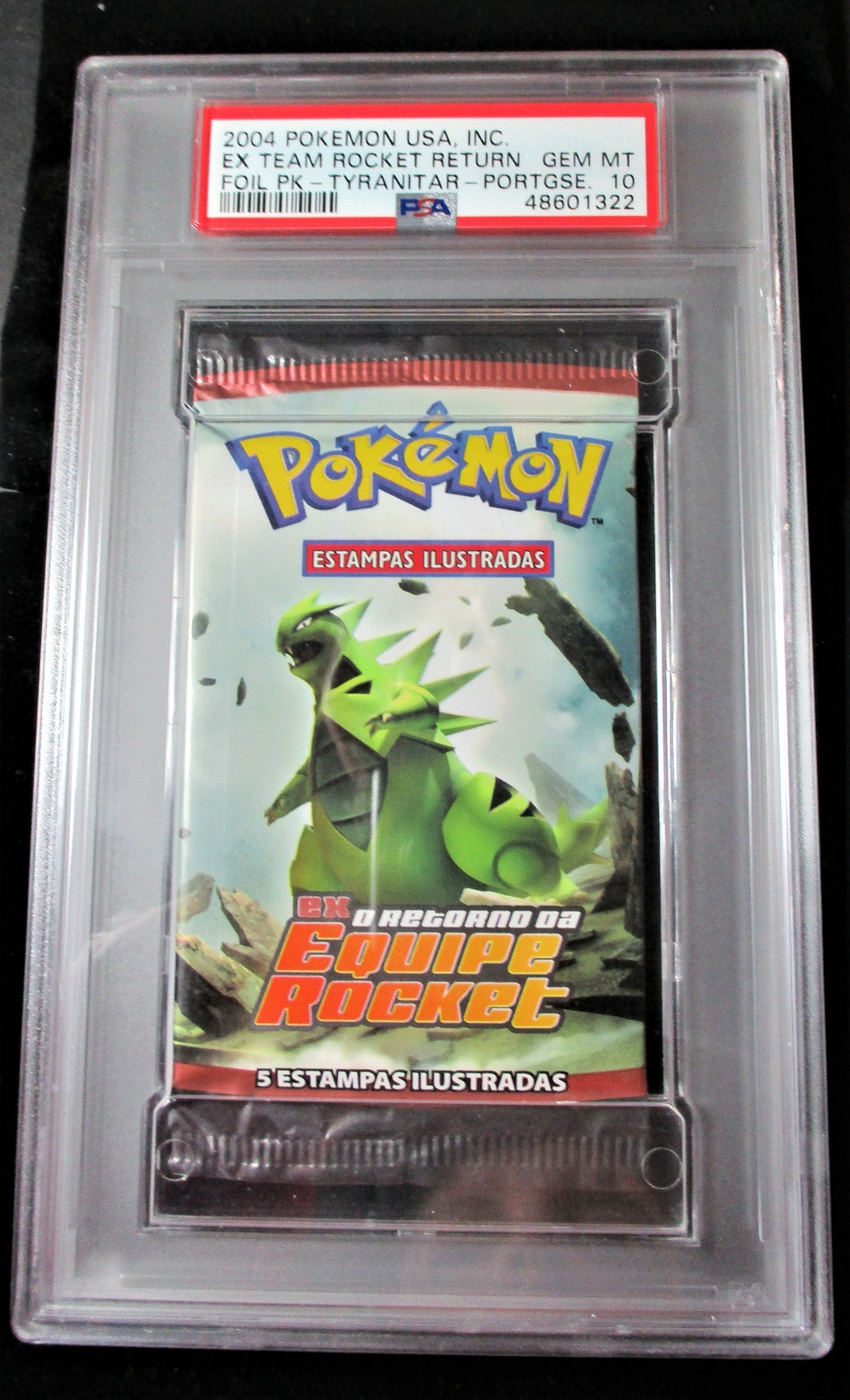 EX Team Rocket Returns Sobre de refuerzo — Tyranitar