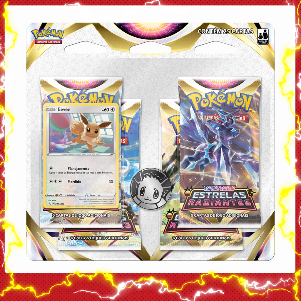 Astral Radiance Four-Pack Blister — Eevee — Brasil