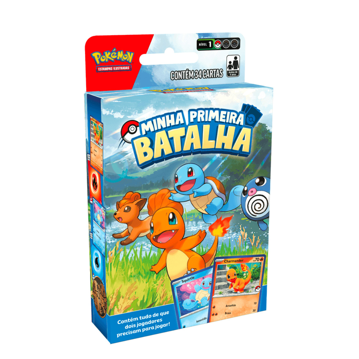 Pertempuran Pertamaku — Charmander & Squirtle
