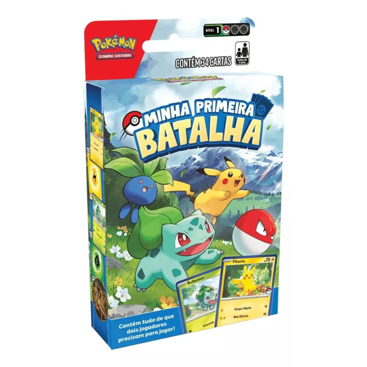 Pertempuran Pertamaku — Pikachu & Bulbasaur