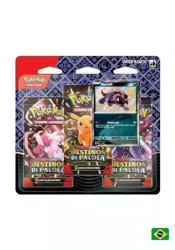Paldean Fates چمکدار Maschiff Three-Pack بلسٹر