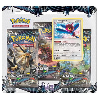 Ultra Prism Three-Pack Blister — Porygon-Z