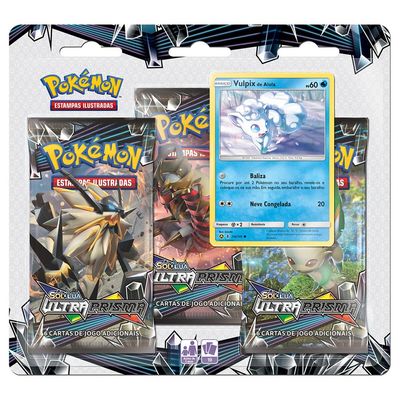 Ultra Prism Three-Pack Blister — Alolan Vulpix