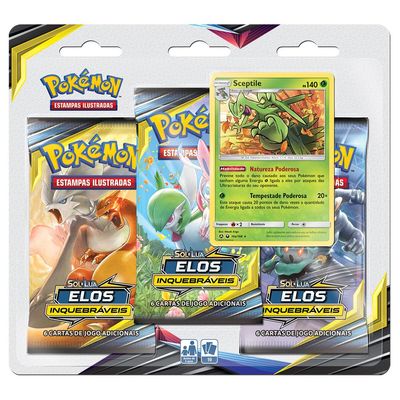 Unbroken Bonds Three-Pack Blister — Sceptile