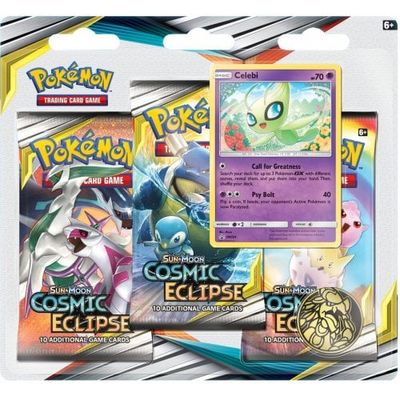 Cosmic Eclipse Three-Pack Blister — Celebi