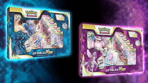 Origin Forme Dialga VSTAR and Origin Forme Palkia VSTAR Premium Collections