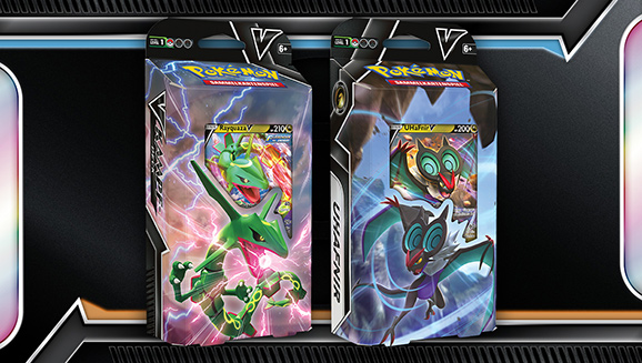 Rayquaza V Battle Deck and Noivern V Battle Deck