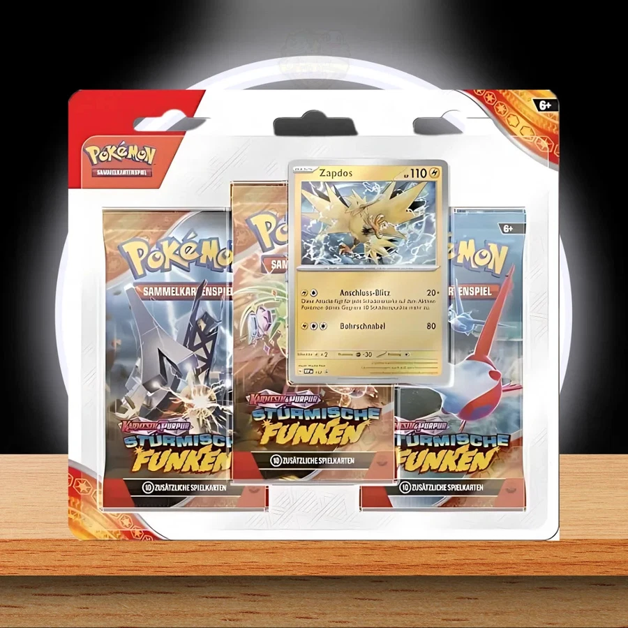 Surging Sparks 3 Pack Blister - Zapdos