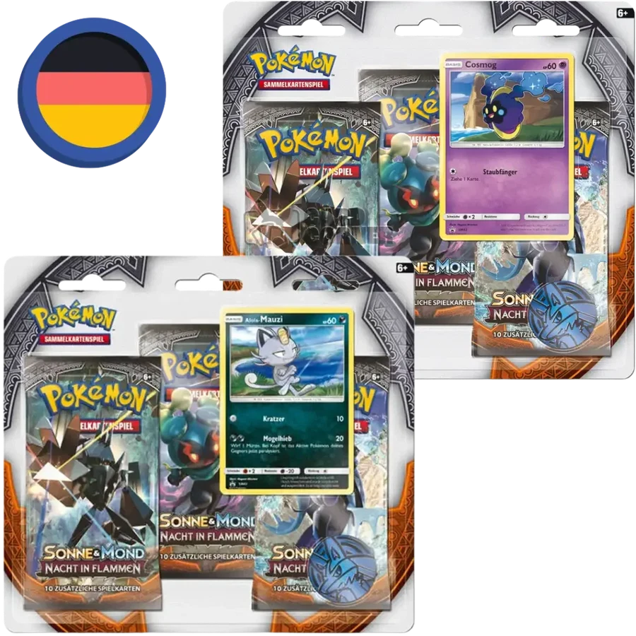 Burning Shadows 3-Pack Blister